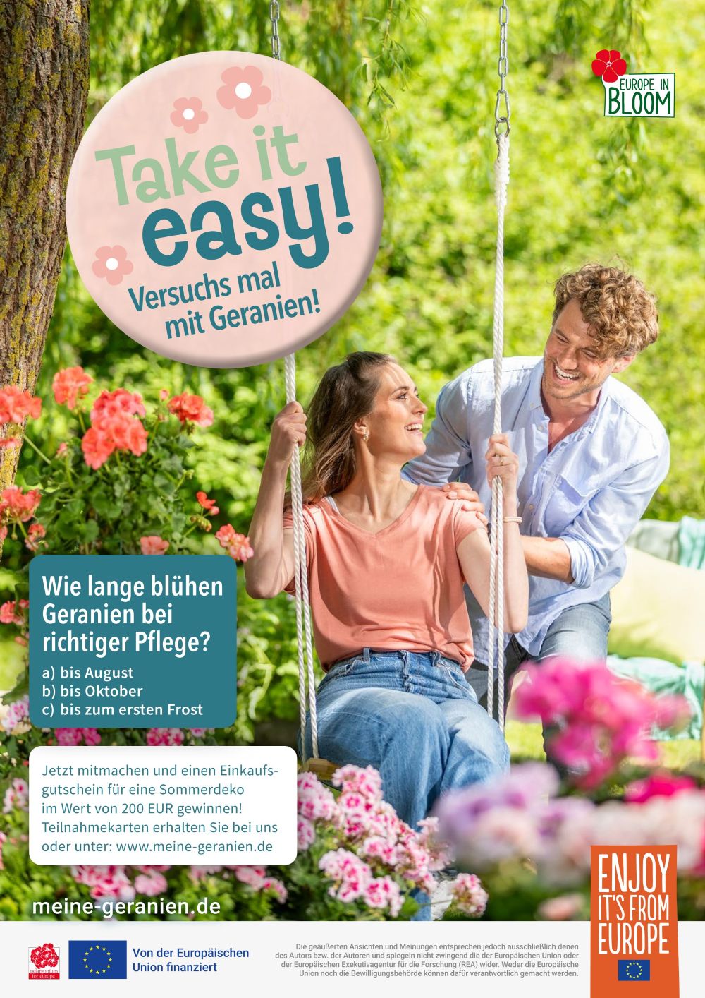 Gewinnspiel – Take it easy!